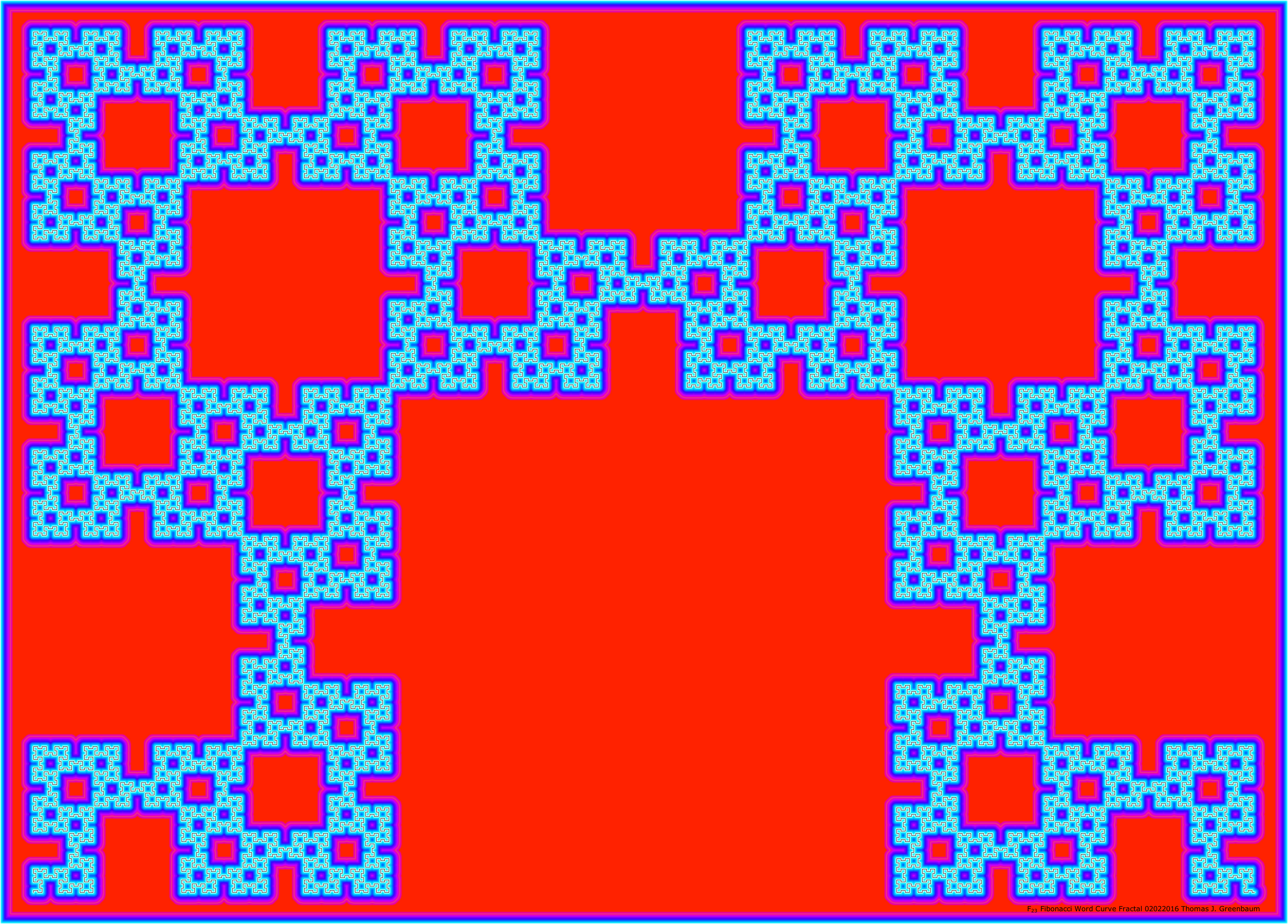 Fibonacci Word Fractal