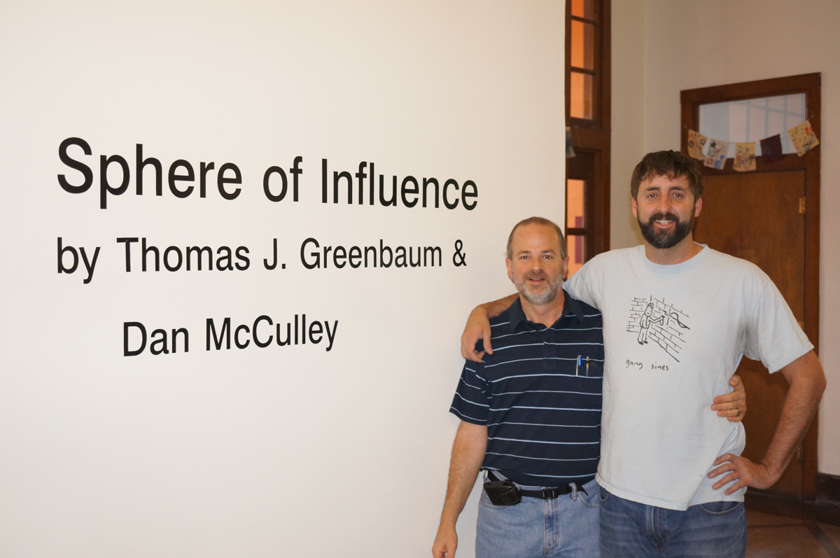 Tom Greenbaum and Dan McCulley, Exhibition for ISEA 2012, Sphere of Influence