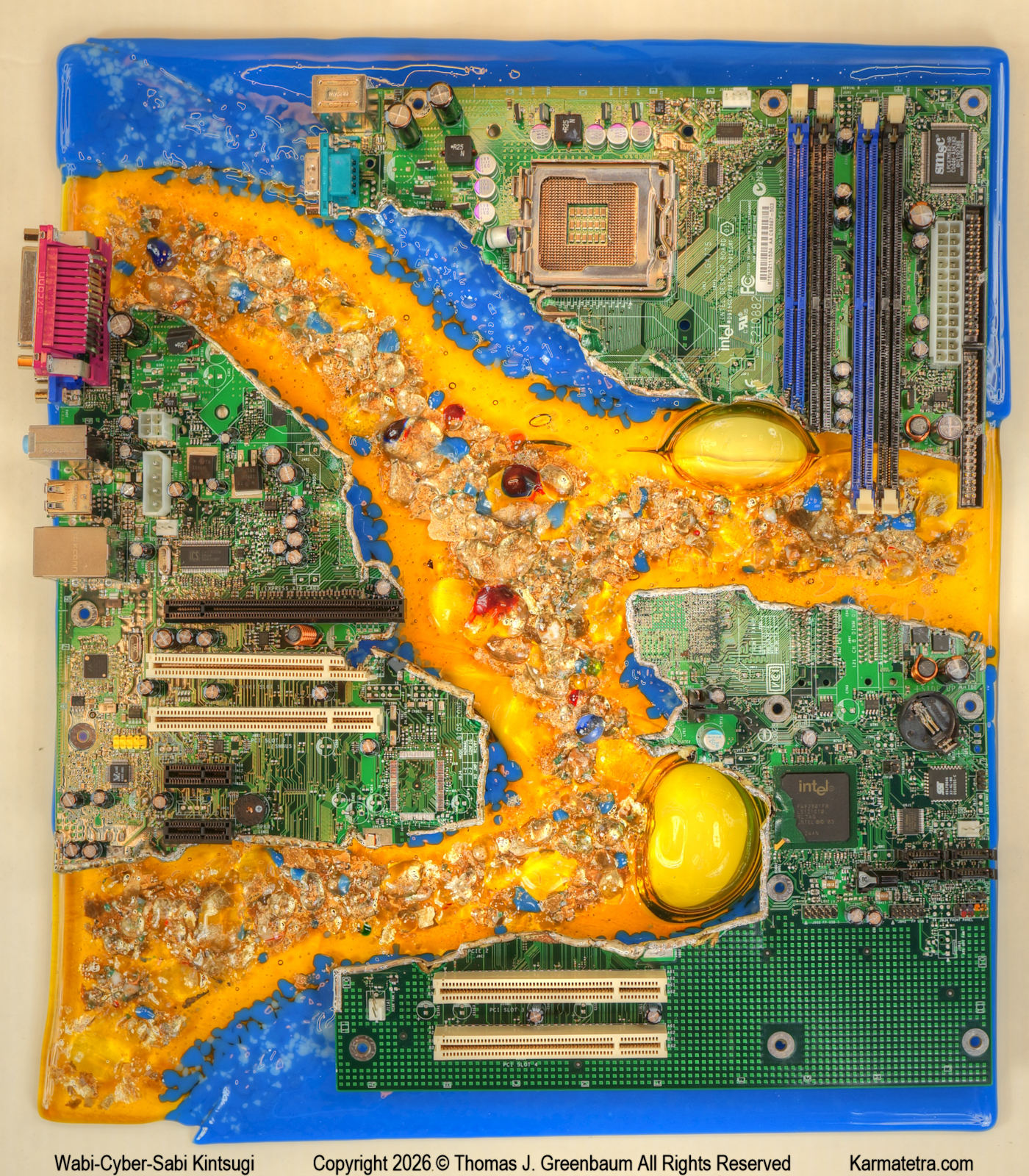 Wabi-Cyber-Sabi Kintsugi by Thomas J. Greenbaum