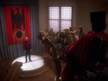 Q's courtroom in Star Trek: TNG. Source: Star Trek